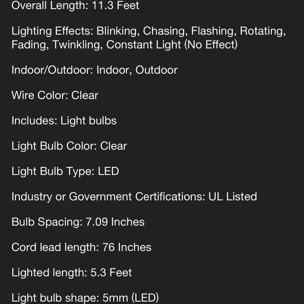 LED MULTI FUNCTION CURTAIN STRING LIGHTS